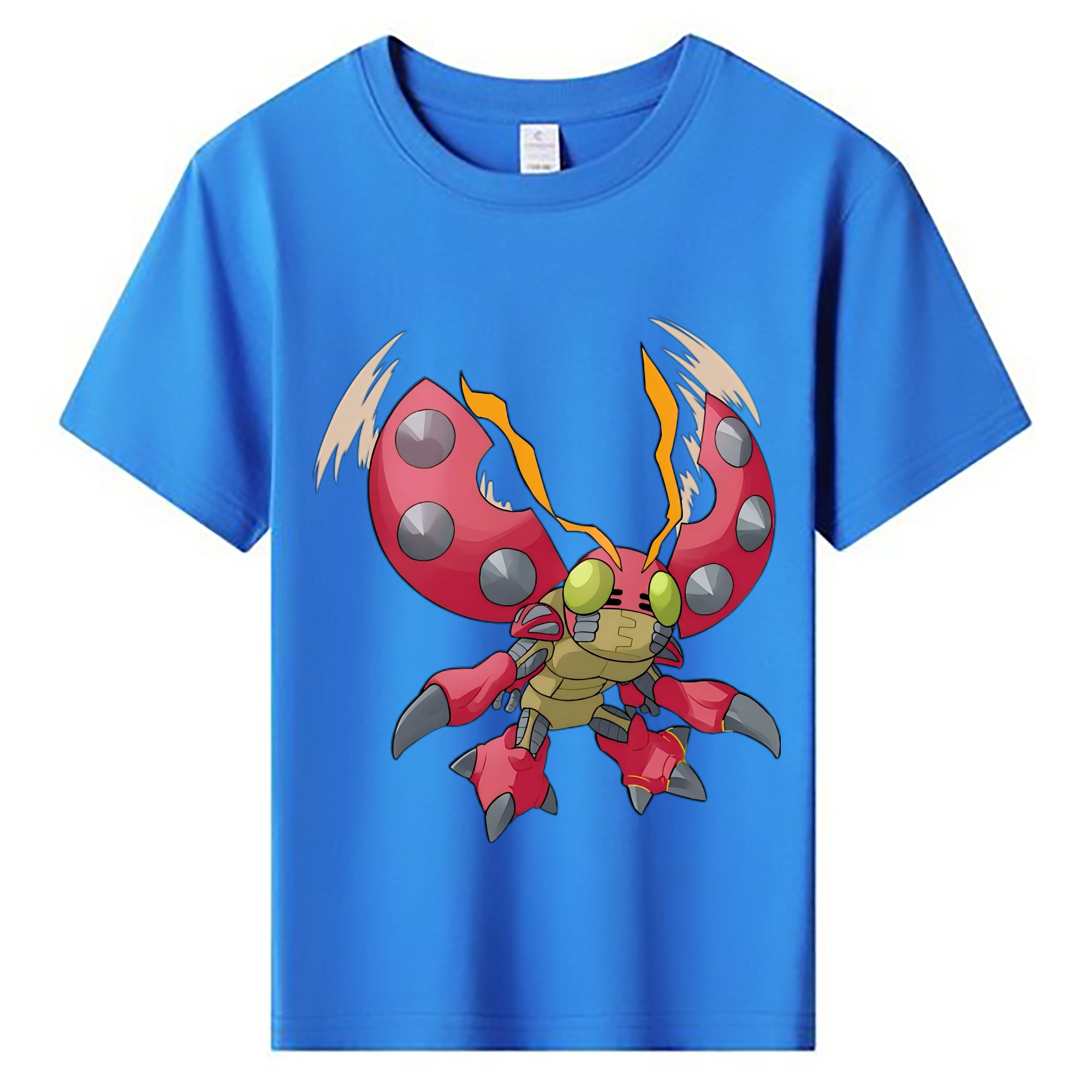 （画像用） Digimon デジタルモンスター/デジモン 綿100％キッズTシャツ（フロントプリント）
